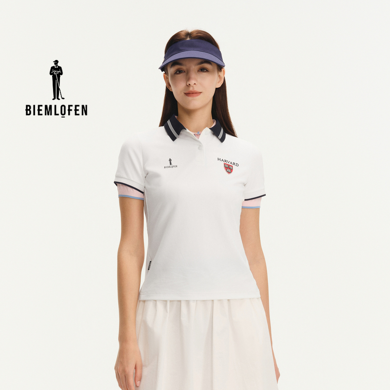 【李兰迪同款】比音勒芬高尔夫2026春夏新女运动休闲弹力短袖POLO衫