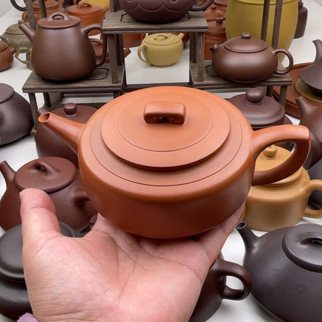 茶壶紫砂宜兴紫砂微瑕微瑕250cc