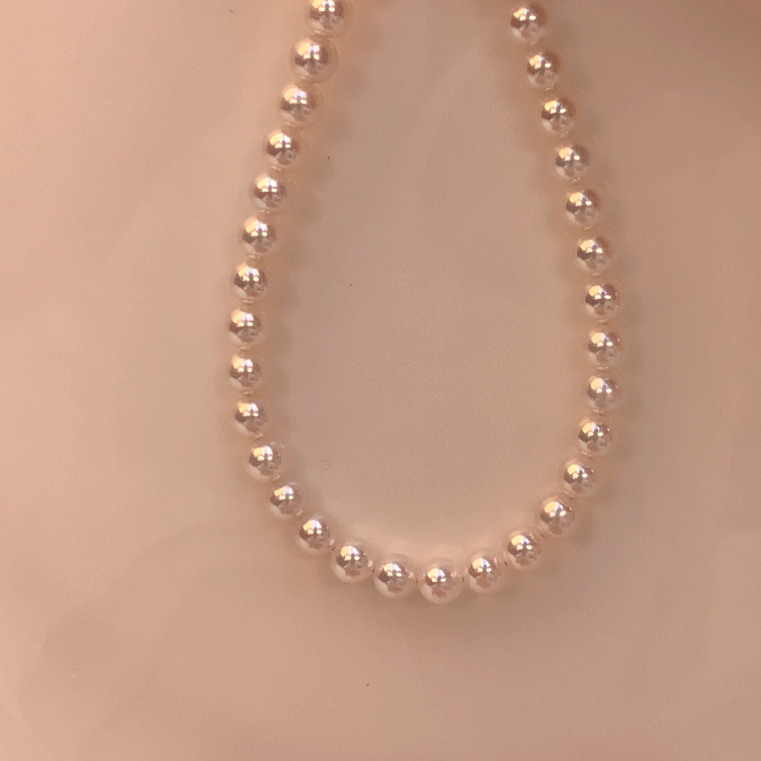 淡水珍珠手串18K金镶嵌嫫*