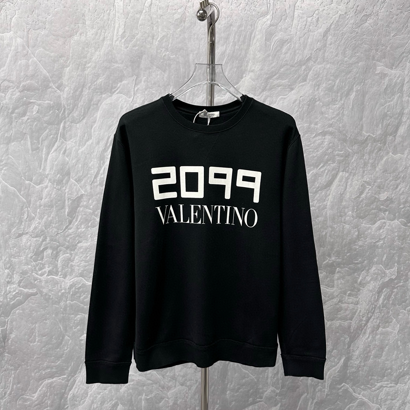 未使用 Valentino/华伦天奴 数字字母印花卫衣 S码 P01029