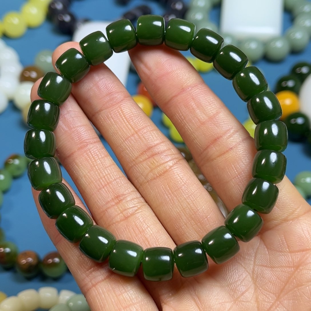 和田玉手串未镶嵌