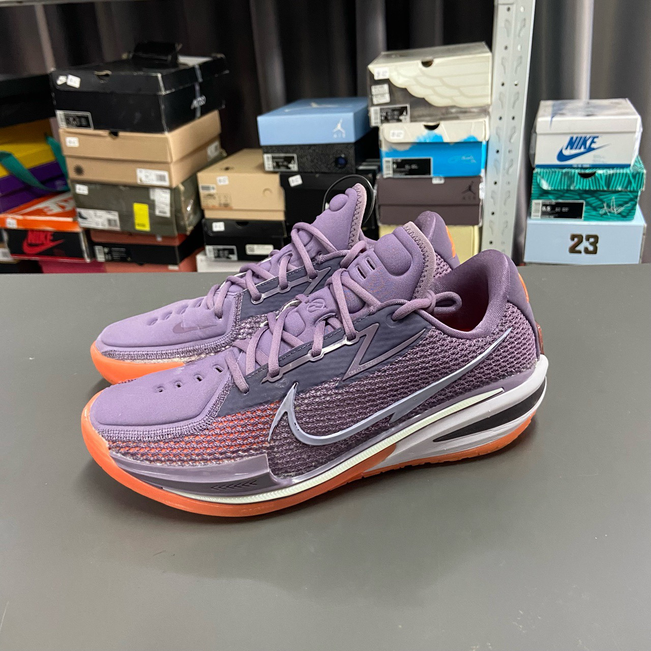 95新 NIKE/耐克 42.5码 gt cut 1 gt1 淡紫 11998877 