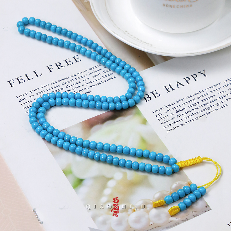 巧石居十堰天然原矿绿松石玉化老型多圈5+ 编号10208