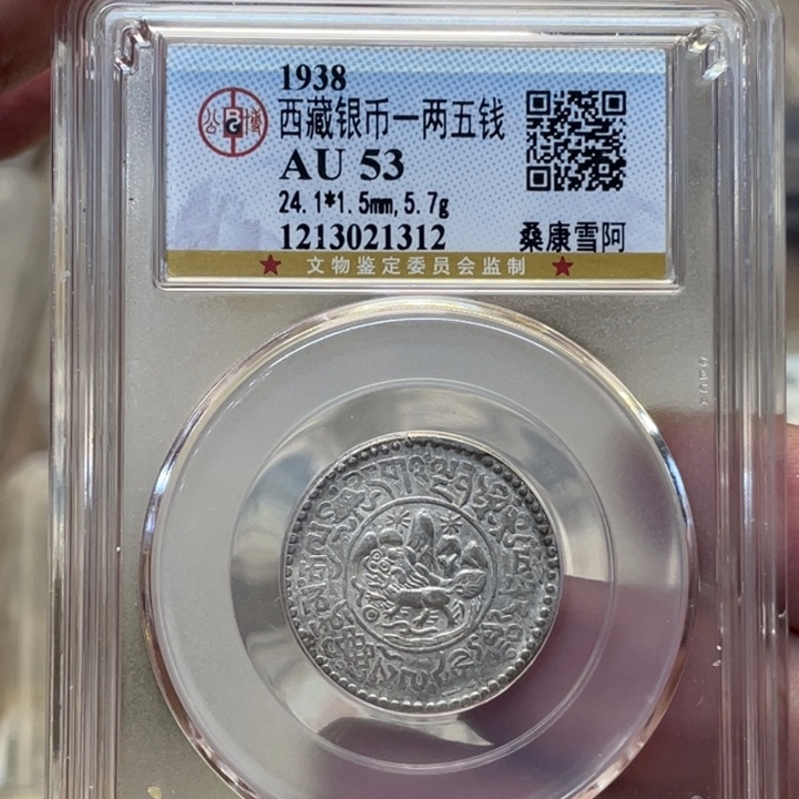 银古钱币一枚图片品相