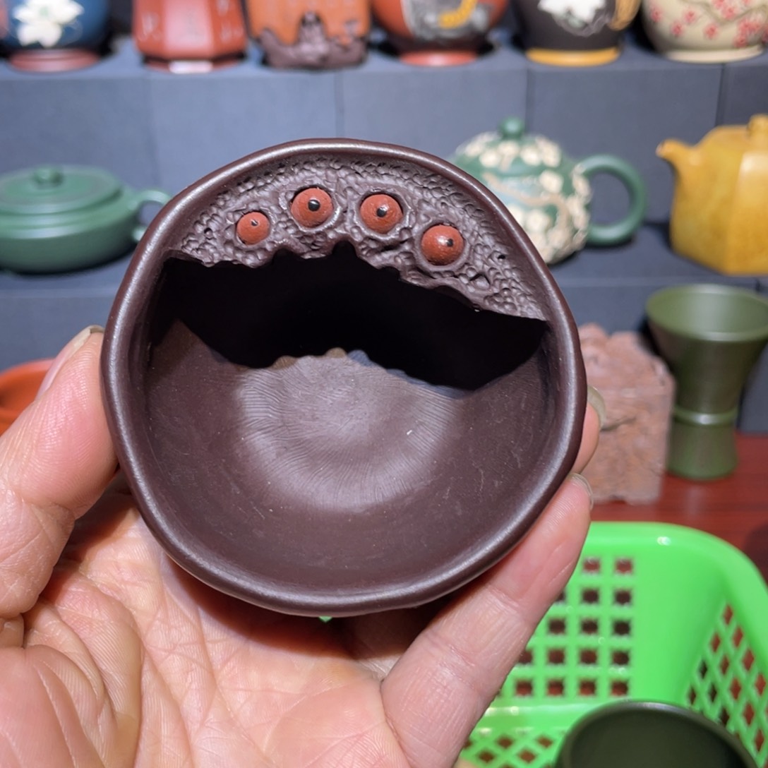 原矿紫砂手工主人杯