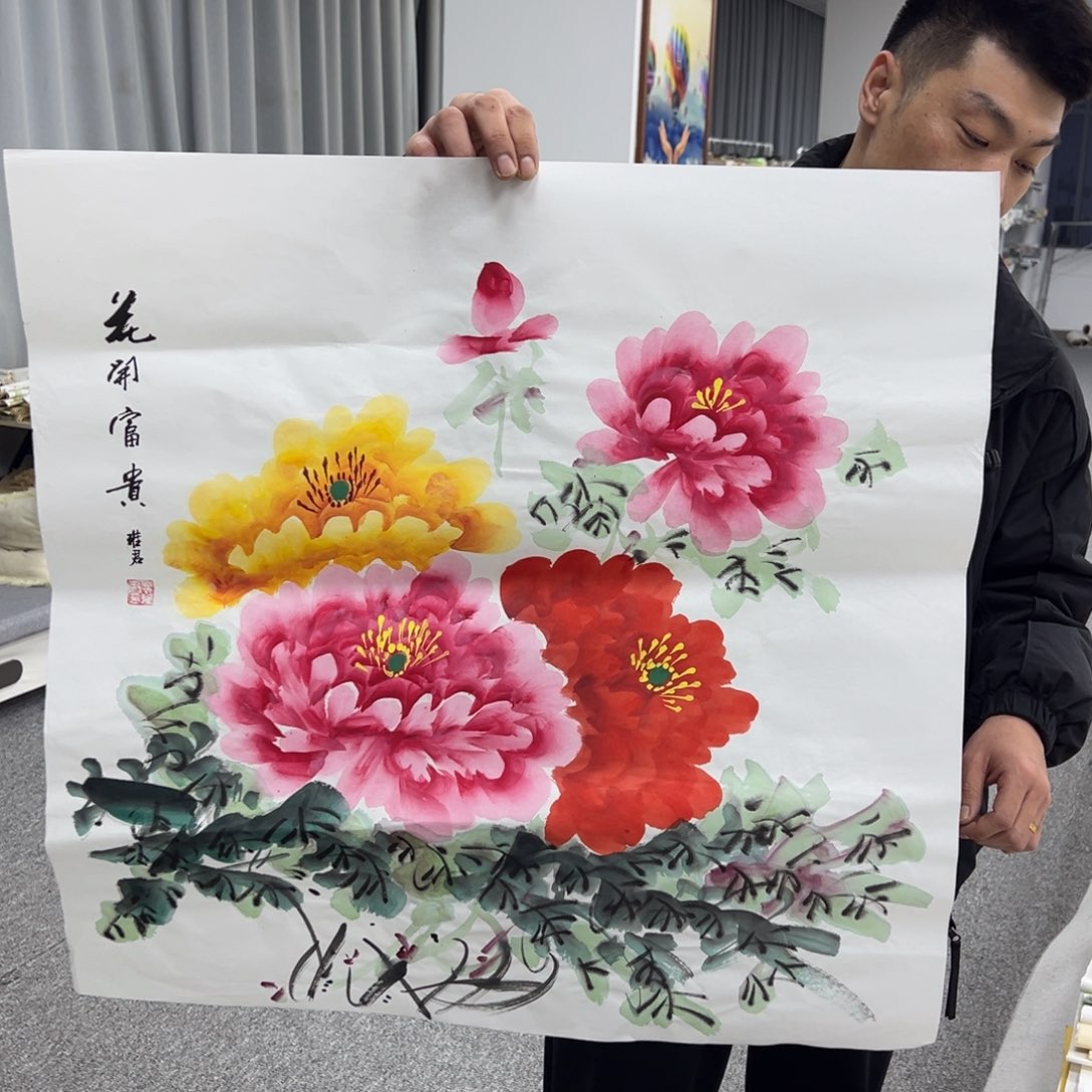 国画纯手绘字画宣纸