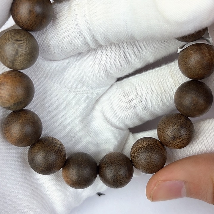 沉香手串柬埔寨金丝菩萨琪1.4沉水