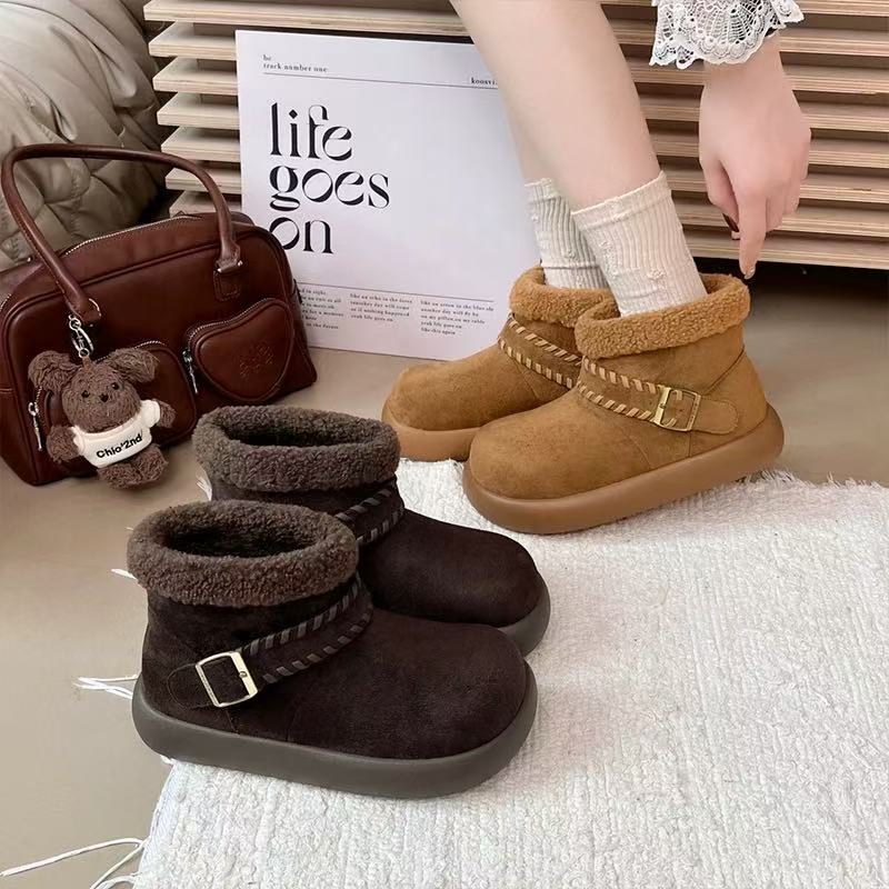 2025新款萌萌雪地靴可爱百搭休闲