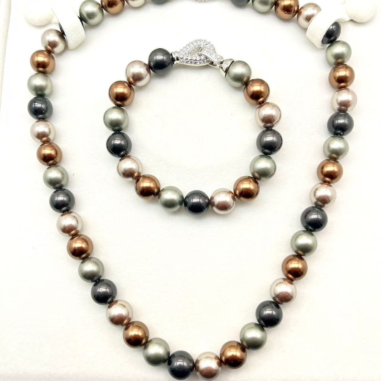 （双双专属）D1精美时尚美人珠链约10mm 多样性发货