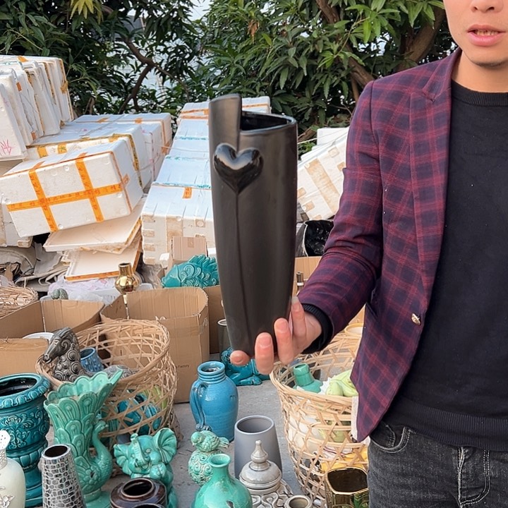 瓶高度30厘米口径9厘米微瑕捡漏