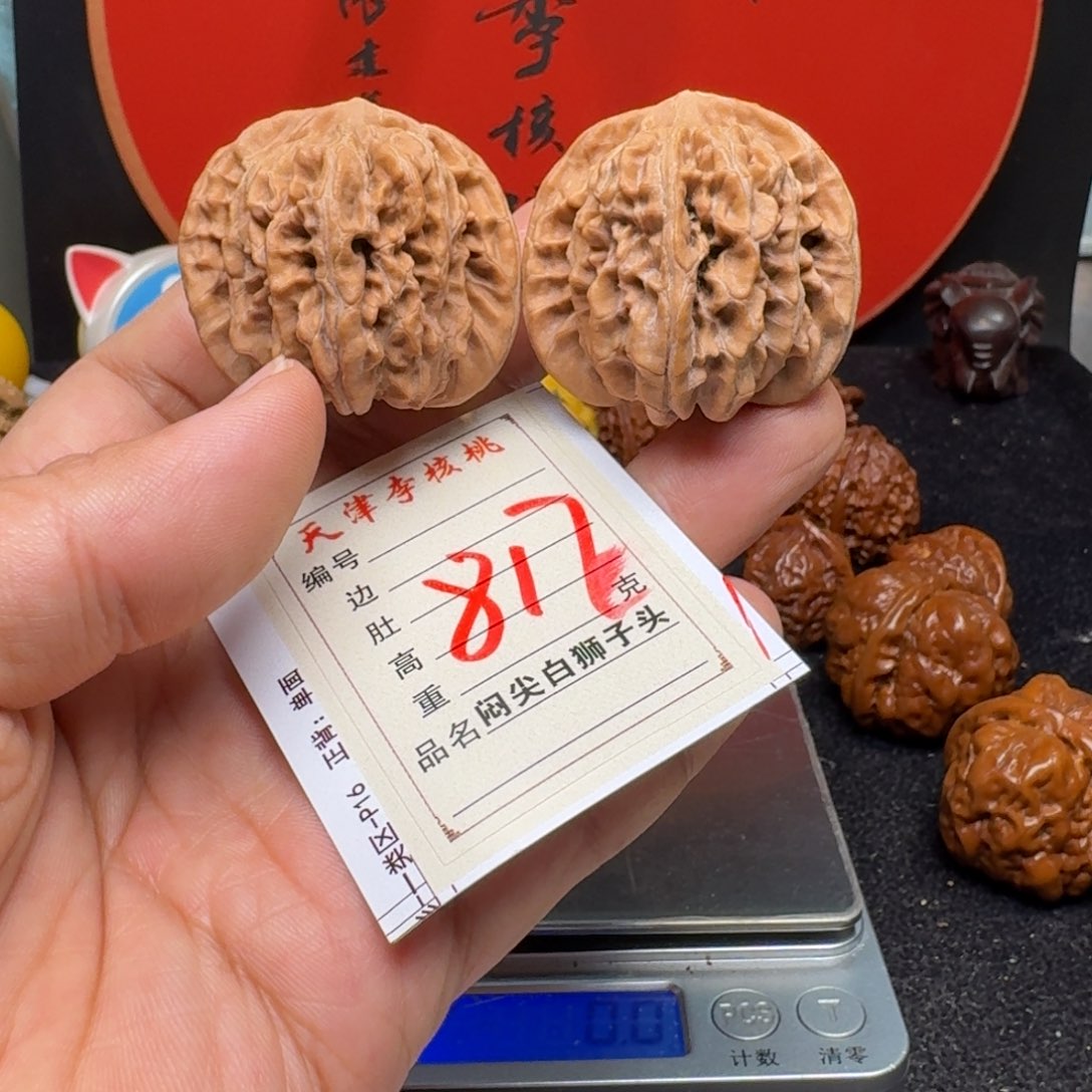 文玩核桃把件41蓟县楼