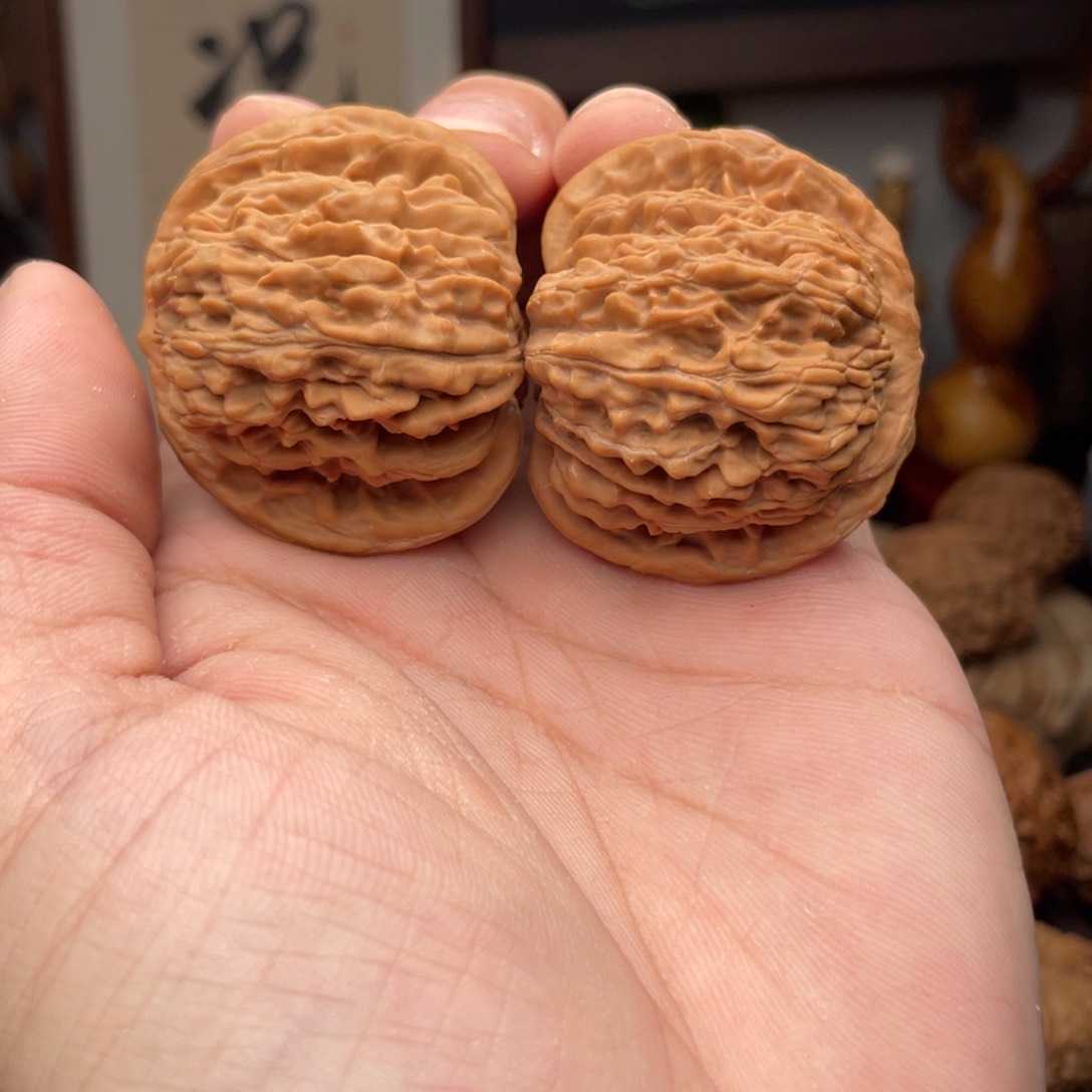 文玩核桃把件平谷四座楼43