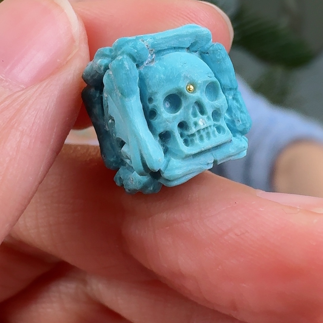 绿松石珠宝奇石未镶嵌