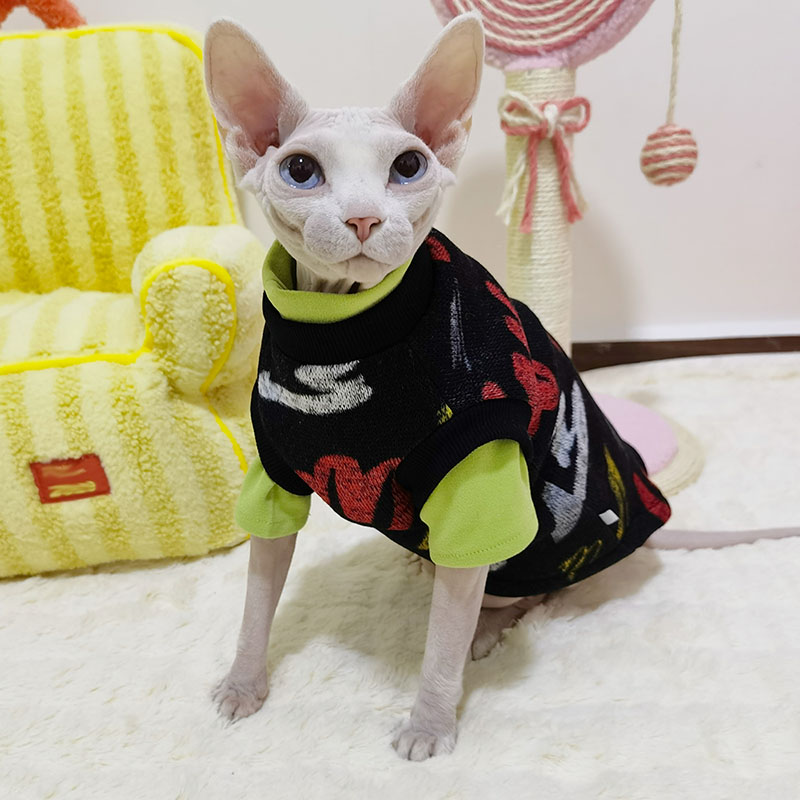 直接拍满50包邮无毛德文猫衣服冬季加厚马甲外套保暖透气