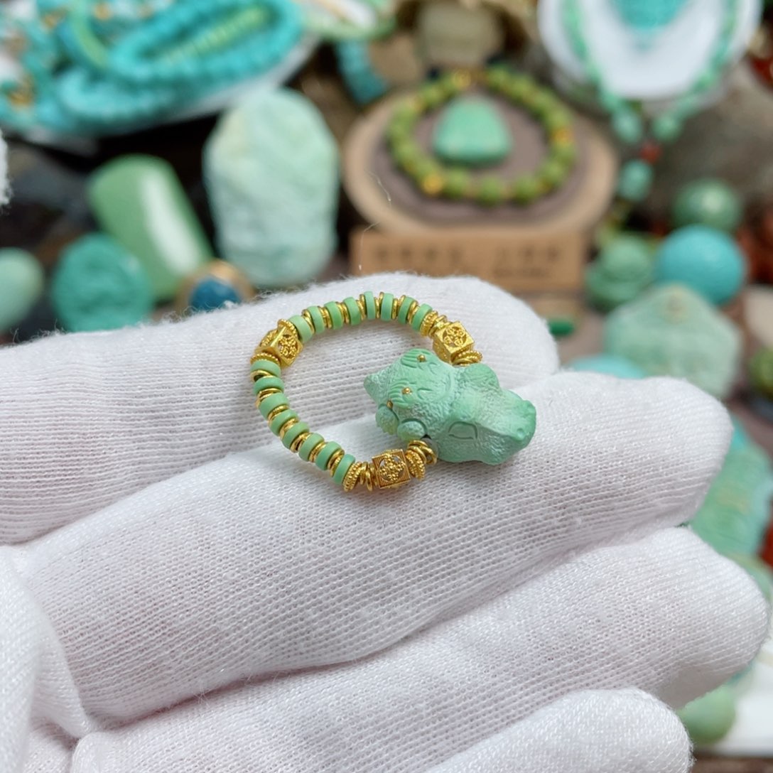 绿松石珠宝奇石未镶嵌