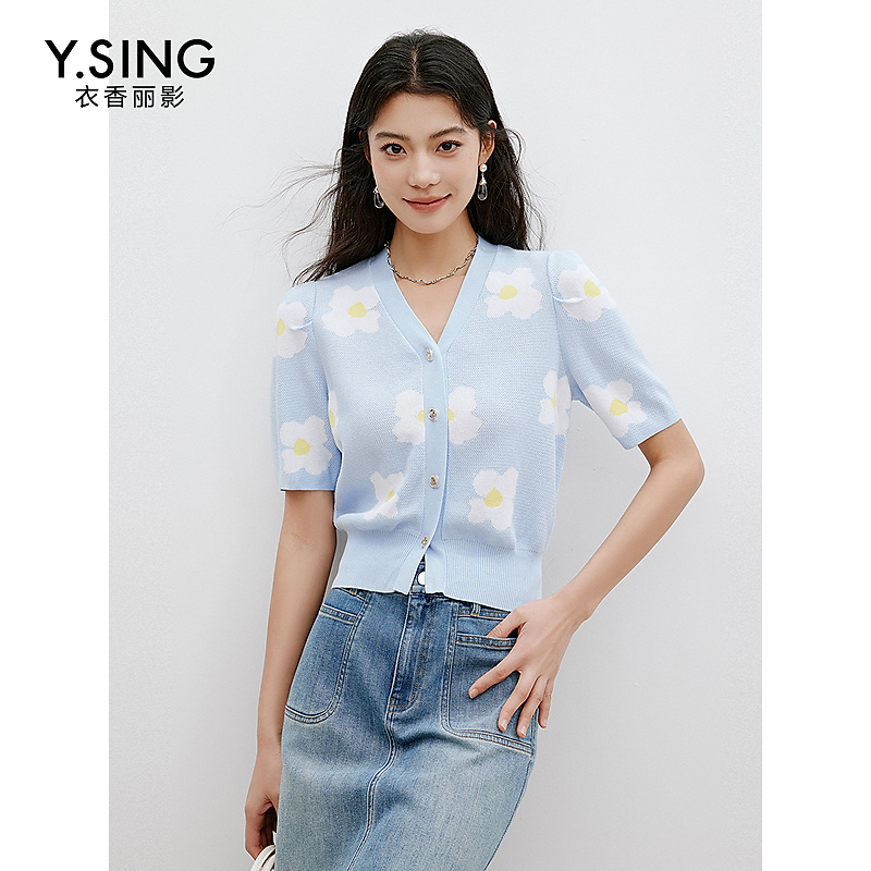 【达人专属】衣香丽影新款毛针织衫YKS12403212