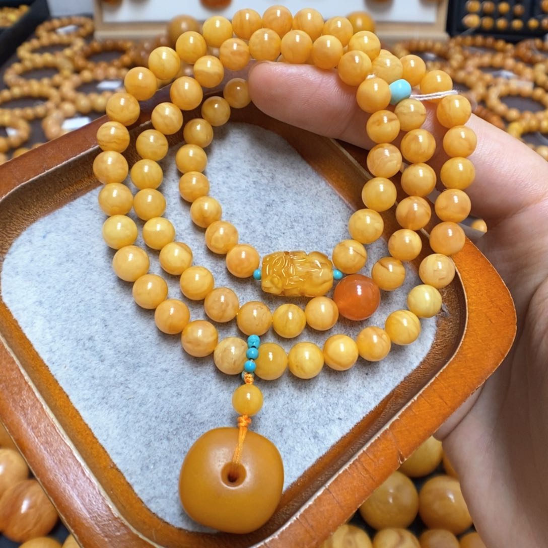 蜜蜡手链未镶嵌蜜蜡