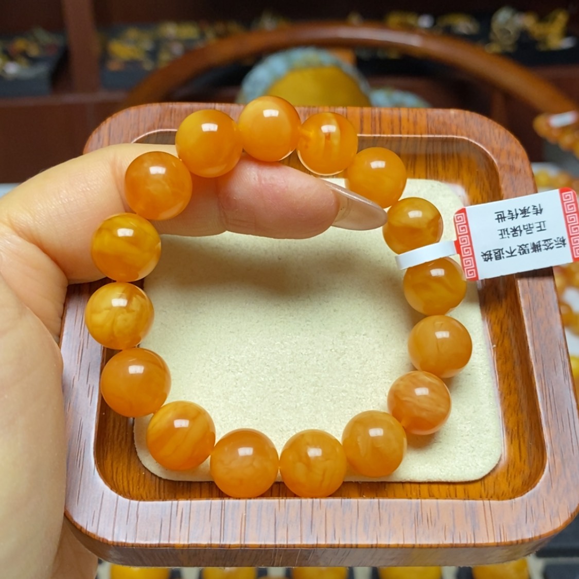 【闪购商品】蜜蜡手链未镶嵌手串
