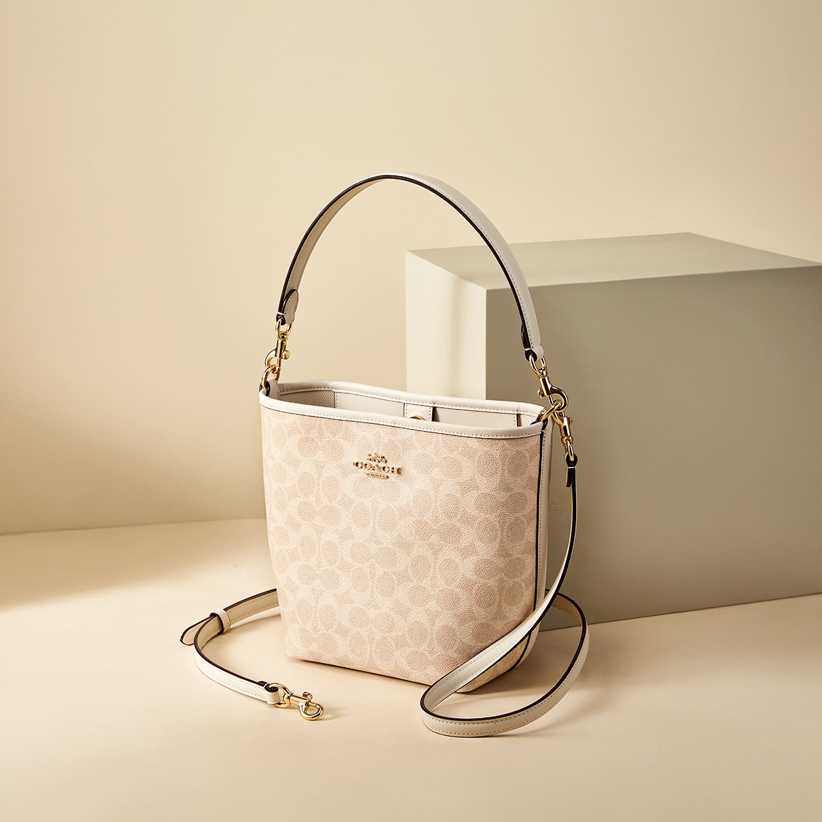 COACH｜【全国联保】蔻驰City 16单肩斜挎水桶包CT800