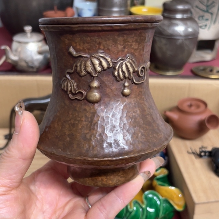 紫砂茶杯笃行不怠行稳致远