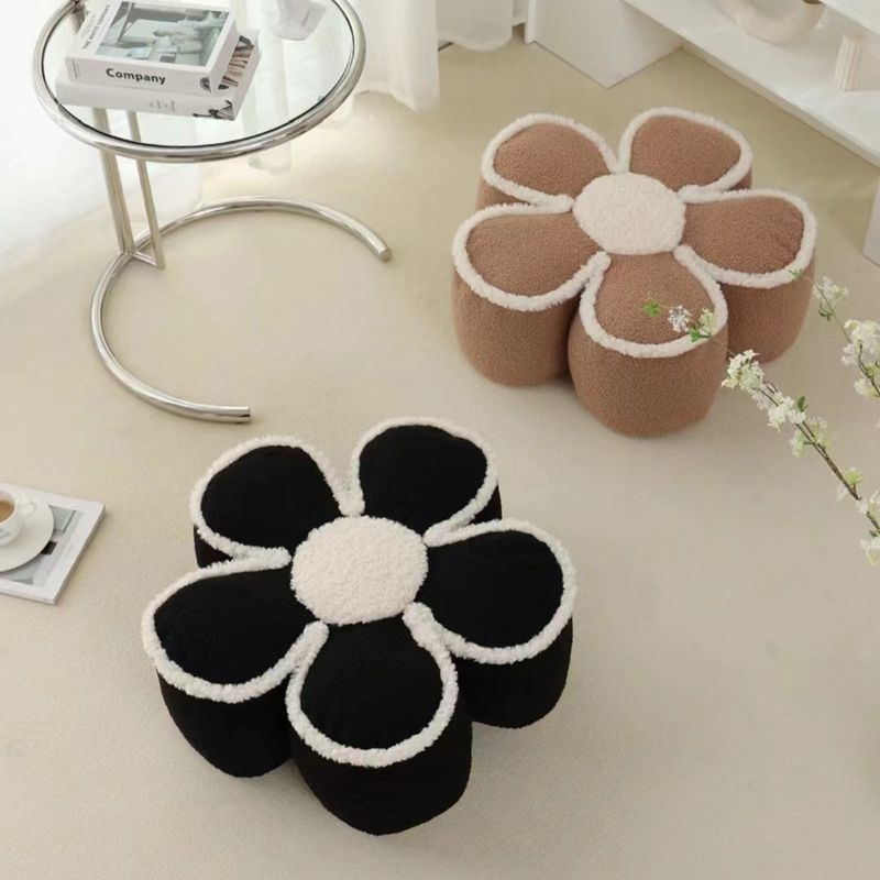 【提花工艺精致】新款花朵抱枕ins风坐垫网红卧室垫小众加厚懒人沙