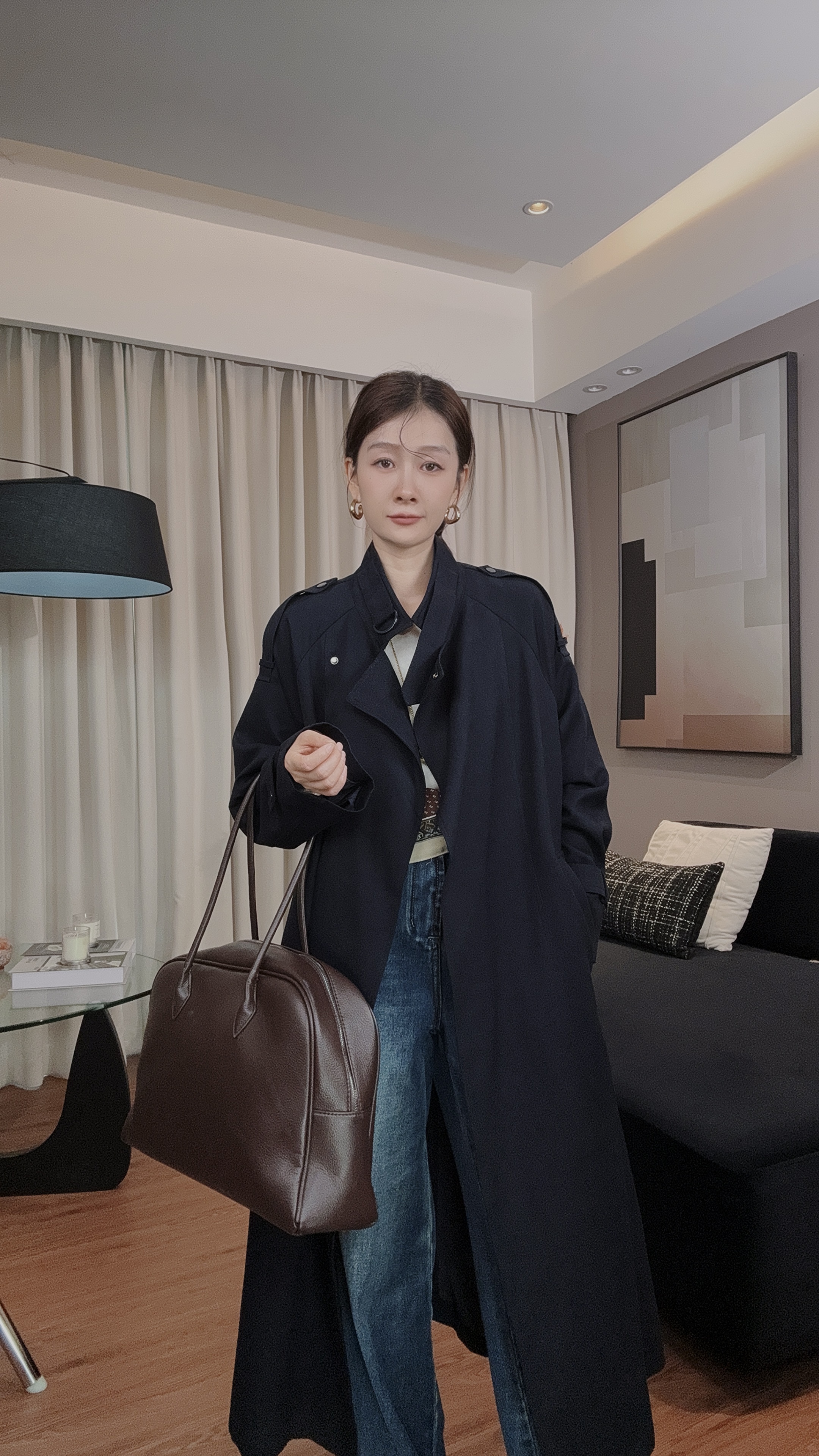 年终清仓 韩版气质长款风衣英伦风大衣 【NO退NO换】