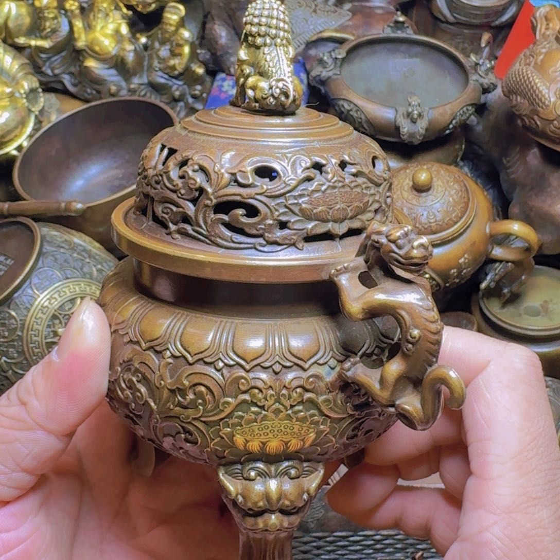 铜器摆件收收藏藏