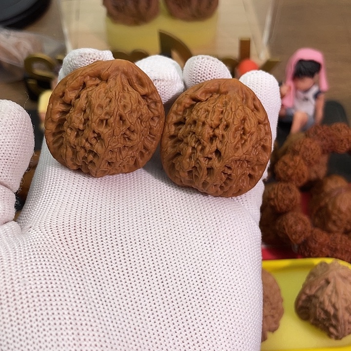 吊坠文玩核桃39尺大粗筋金公子