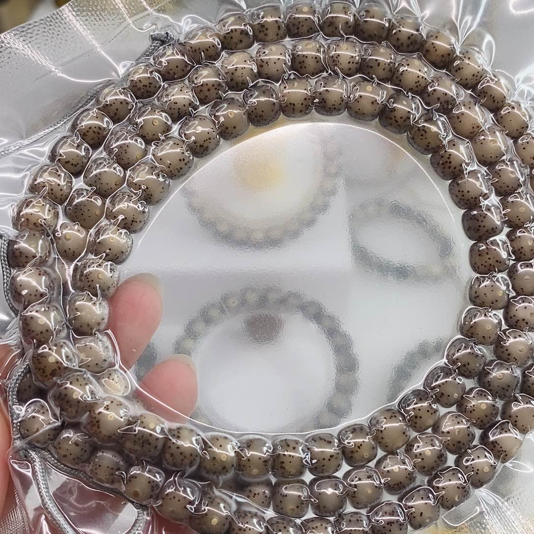 X***o星月菩提手串卡8黑冰糖小细星H099