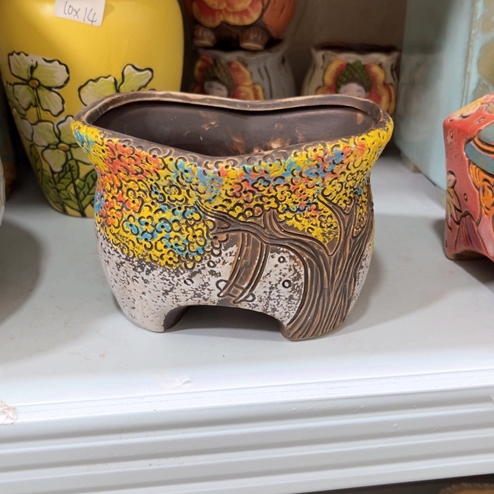 紫砂花盆粗陶材质多肉花盆