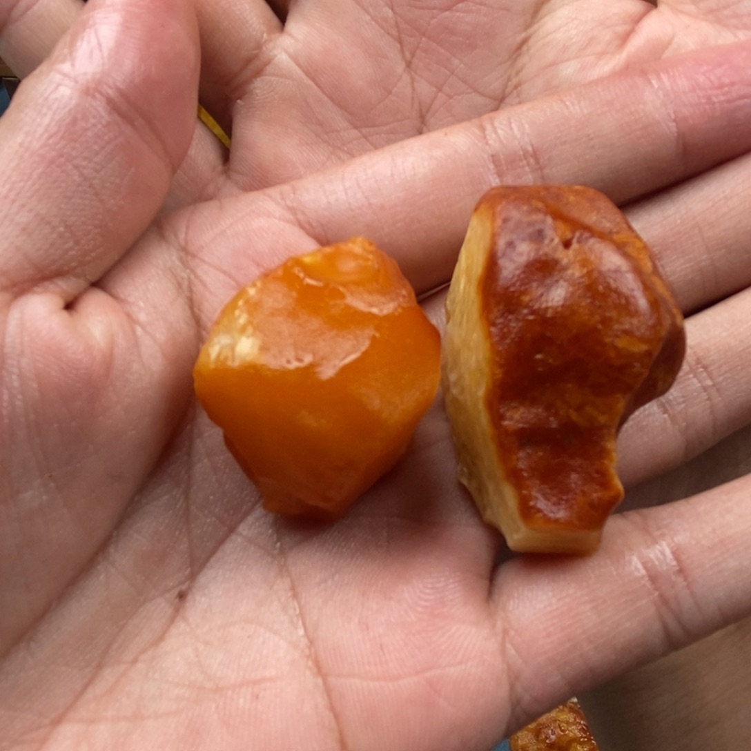 定制琥珀未镶嵌蜜蜡原石定制