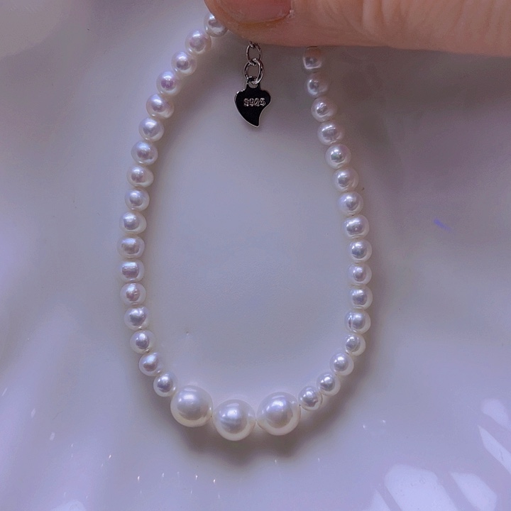 淡水珍珠手绳合金