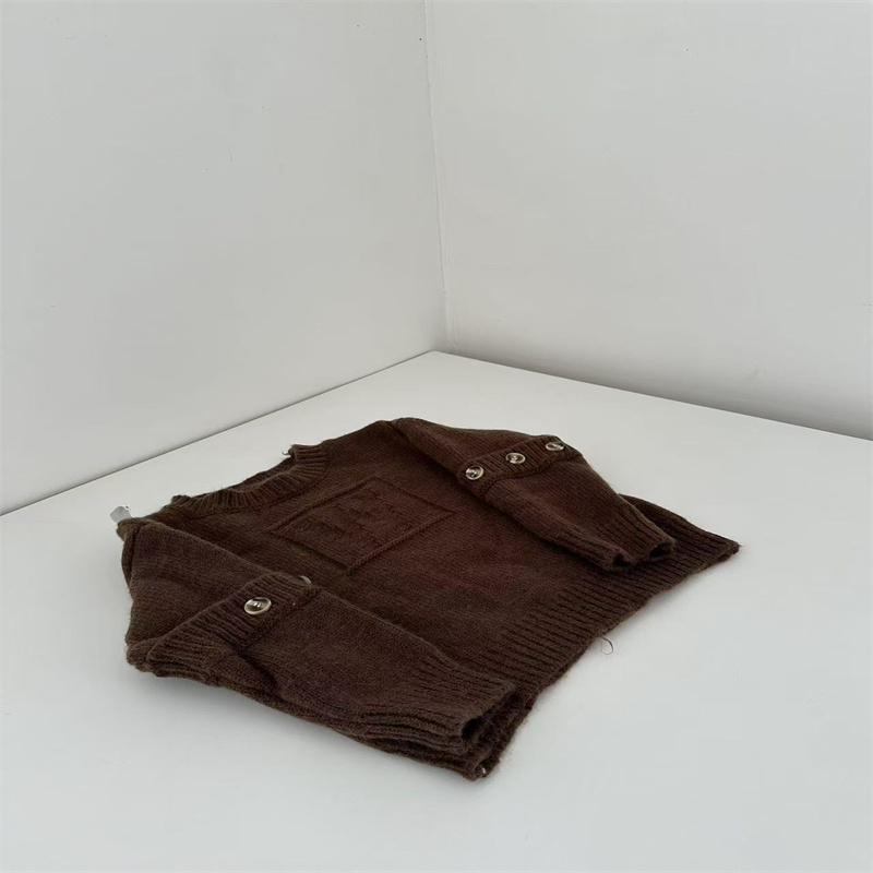 儿童设计感纽扣针织毛衣    NO.退NO.换