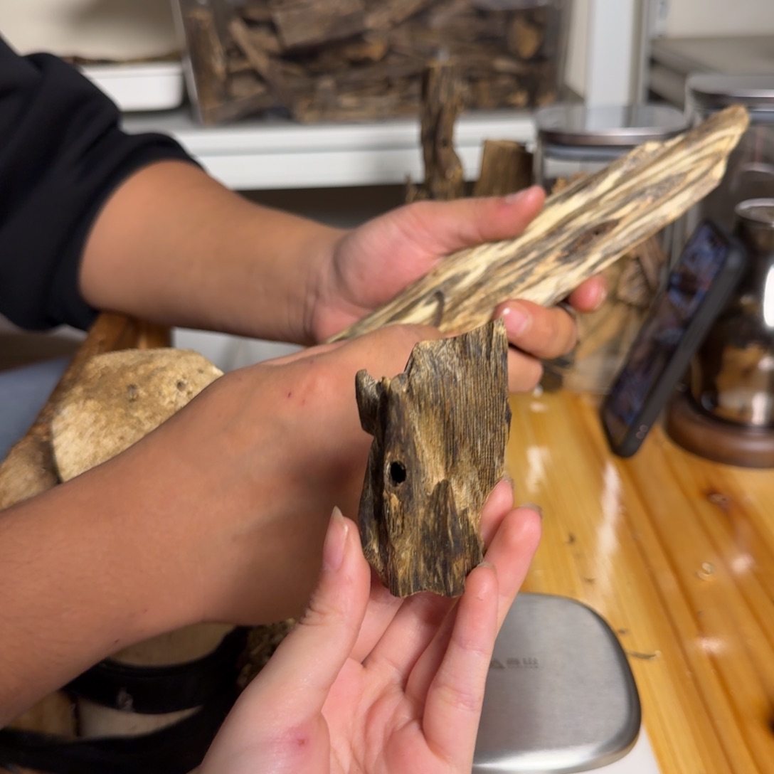 沉香陆河虫漏香14.9克