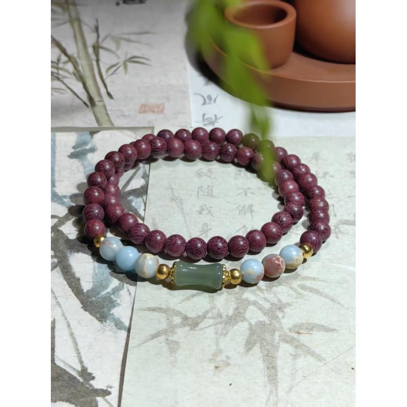 紫罗兰木0.6  双圈手串（无礼盒）280