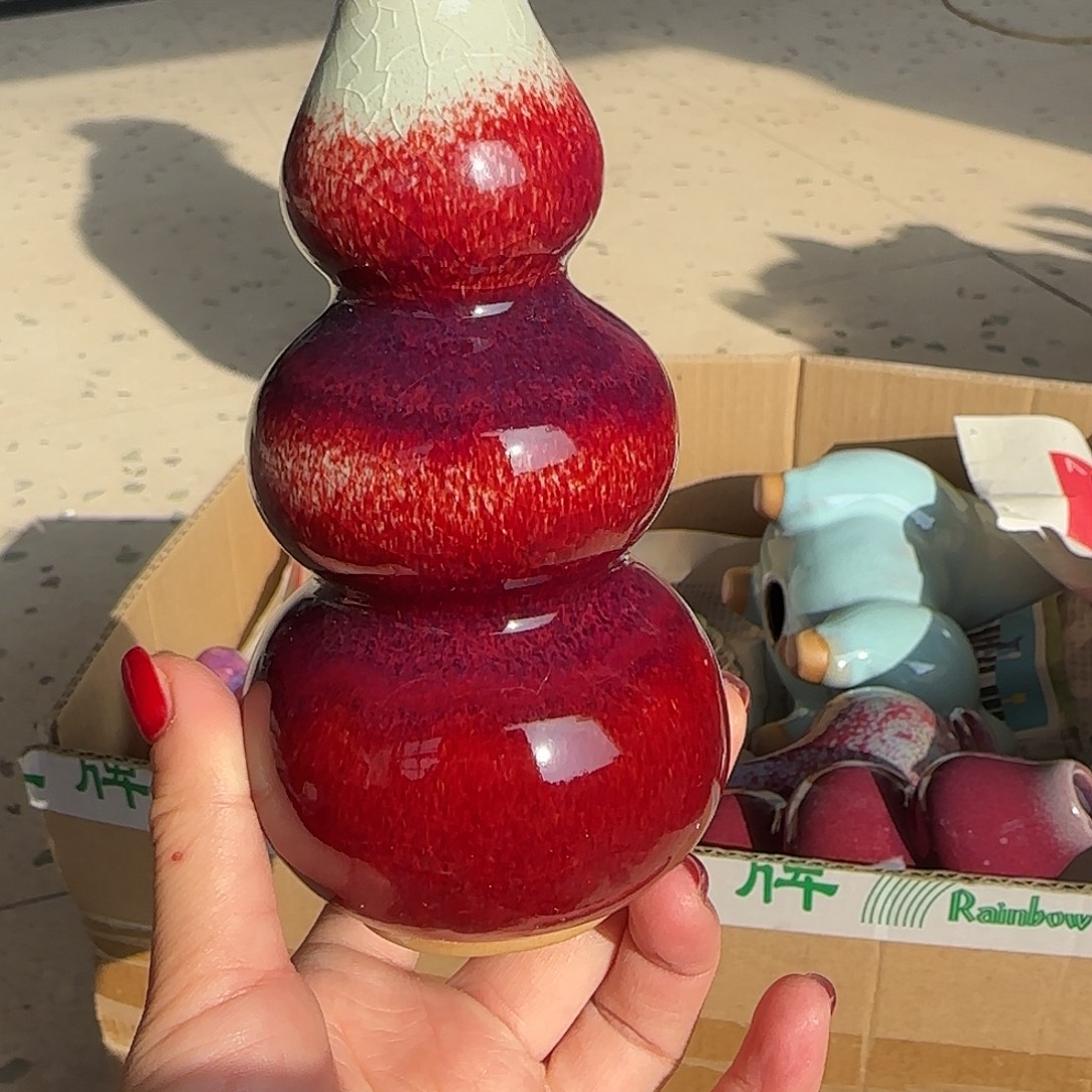 陶摆件郑家钧窑摆件