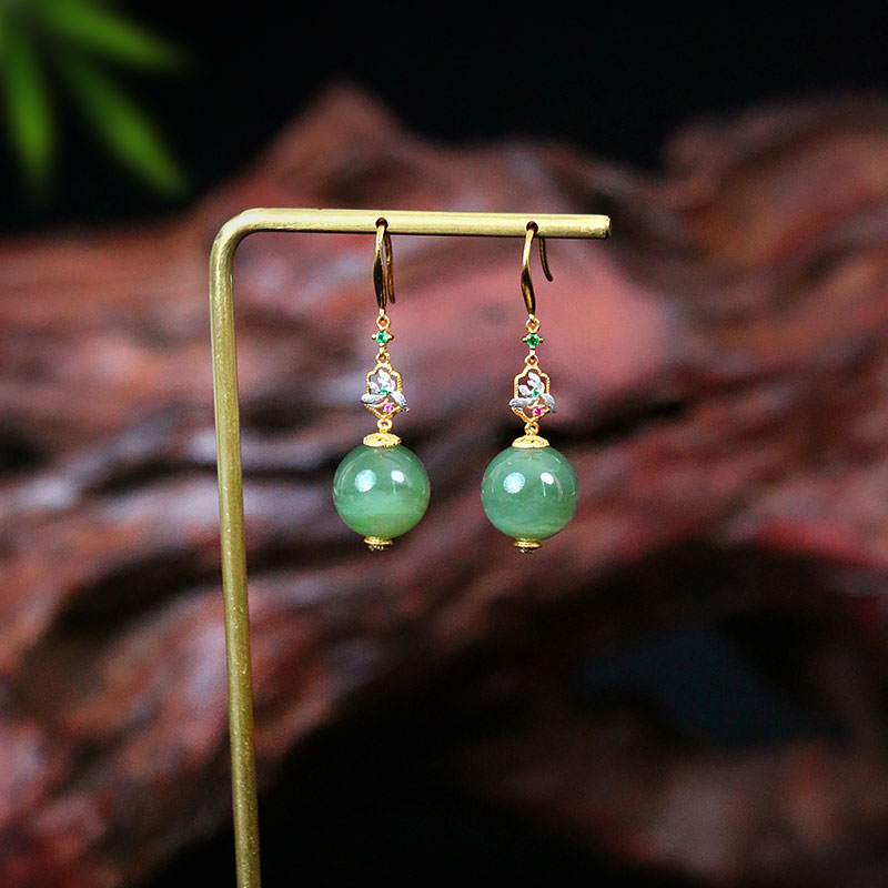 和田玉耳饰【5733VA】