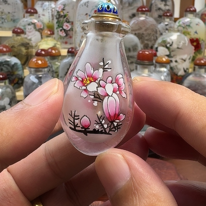 鼻烟壶内画包邮挂件
