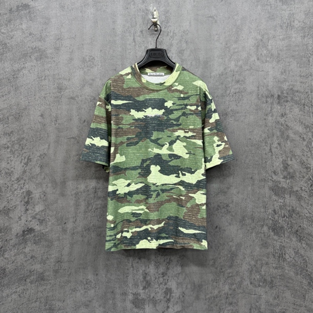 未使用 Acne studio 新款水钻Logo休闲短袖/WK783/M码/宽松