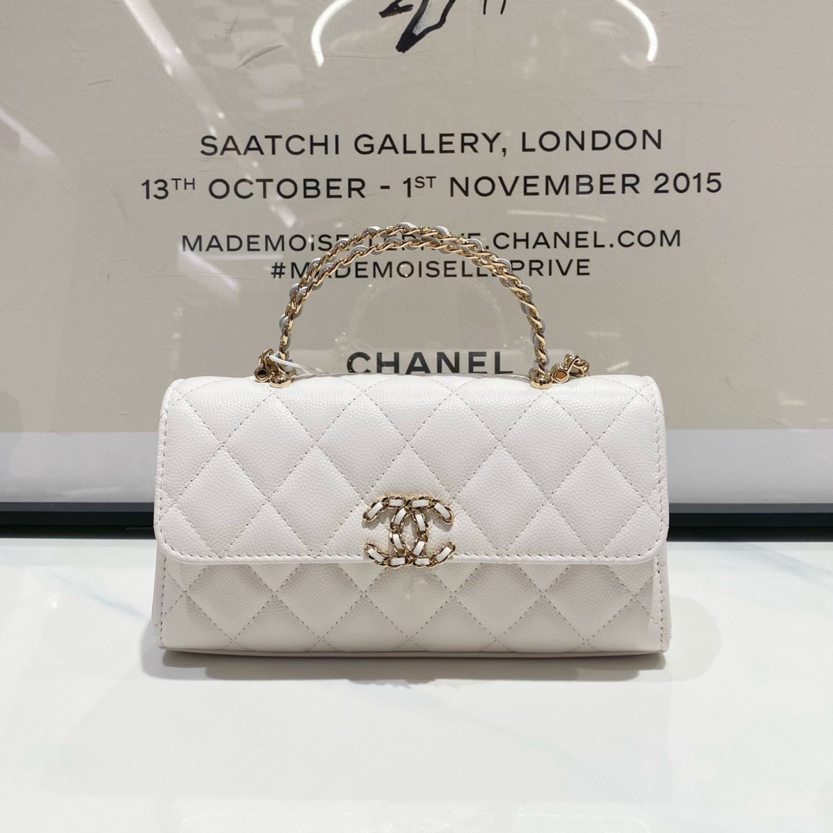 未使用 Chanel/香奈儿 Chanel 25s kelly 手提包（13947）
