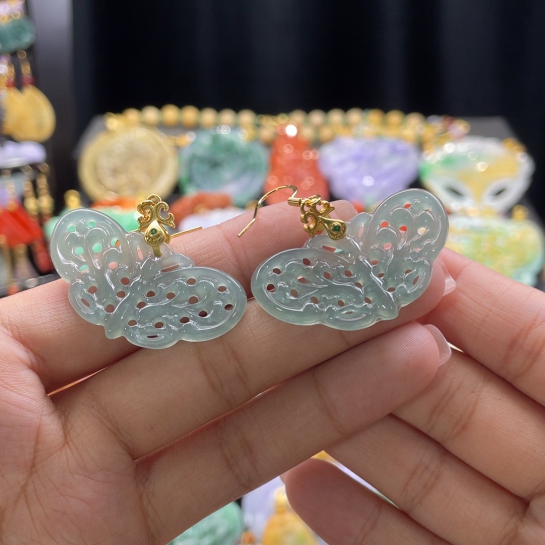 翡翠颈饰未镶嵌代编织