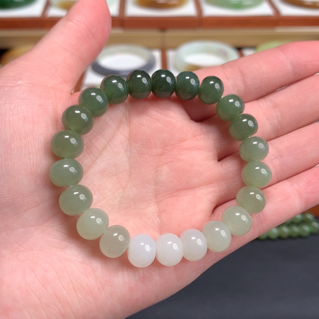 和田玉手串未镶嵌