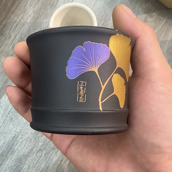 茶杯紫砂你*哥全手工制作工艺