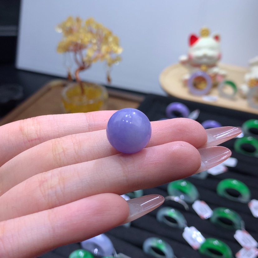 【闪购商品】未镶嵌戒指翡翠圆珠