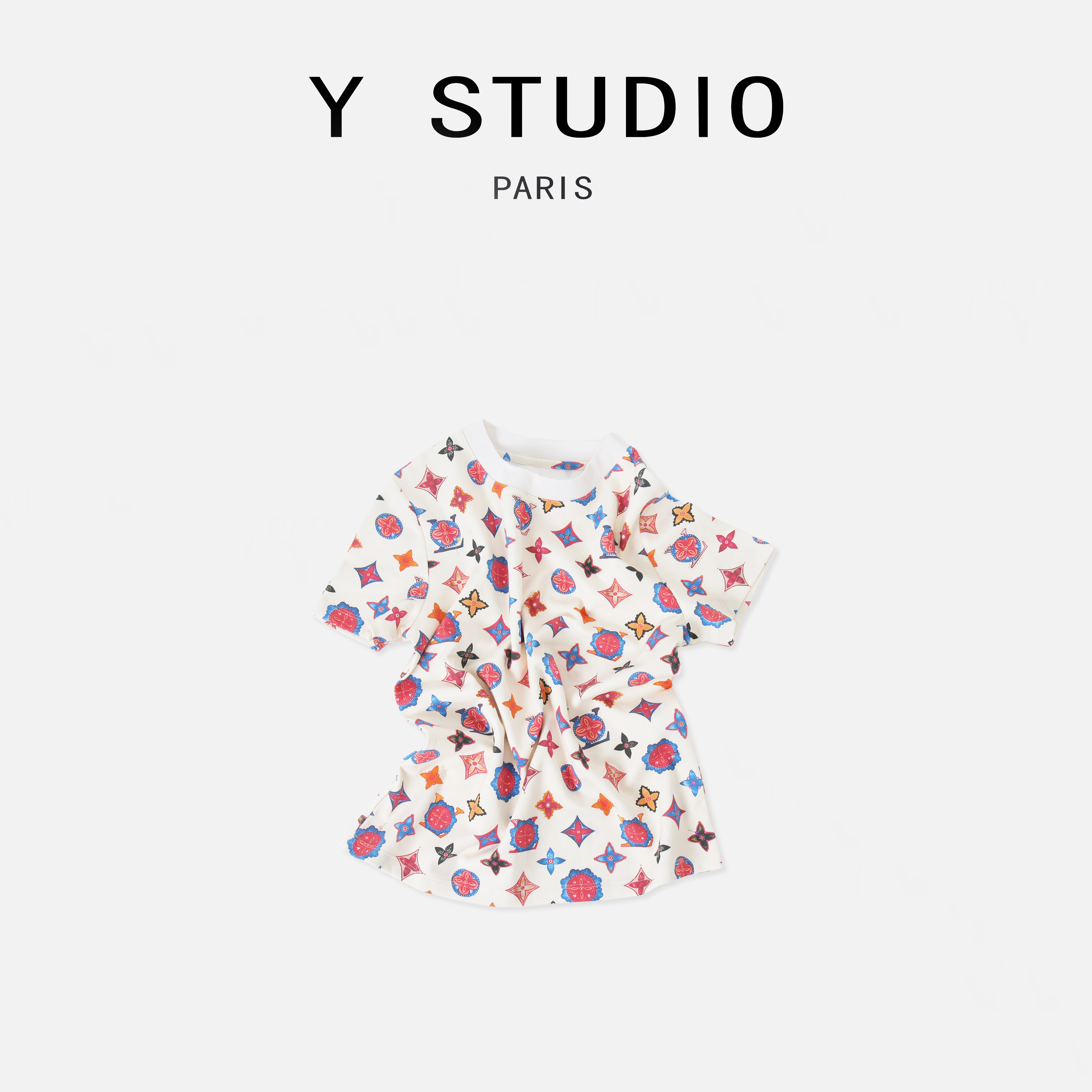 【大妮专属】（祈愿）2025气质百搭重工设计款百搭休闲圆领T恤短袖