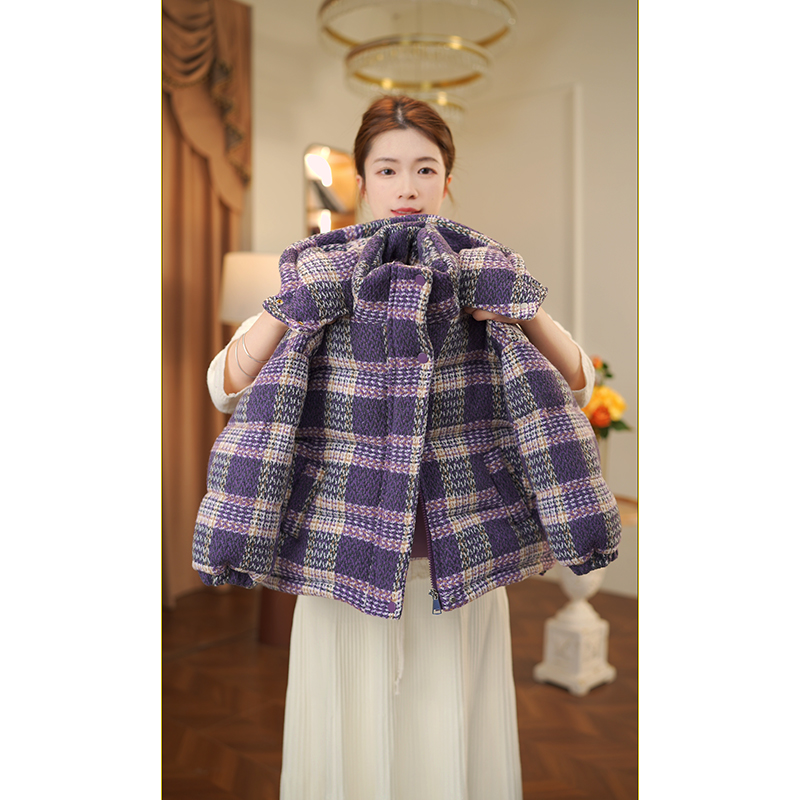 女童连帽棉袄2025冬装儿童冬季加厚棉服小女孩夹棉外套3729