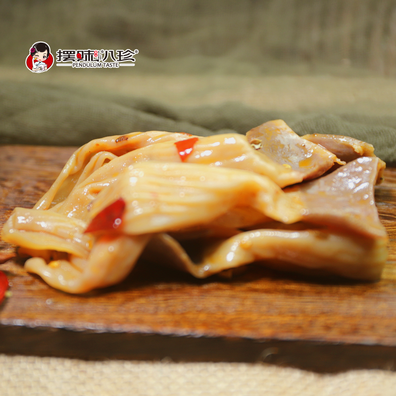 八珍红油鸭板肠 120g/袋 到手四包  麻辣鲜香 