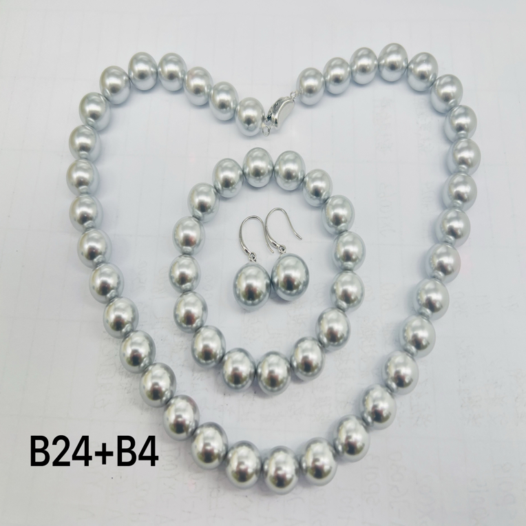 【双双甄选】 B4+B24精美时尚美人珠链展示 约12mm 多样性发货