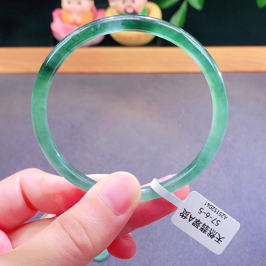 翡翠未镶嵌手镯天然翡翠