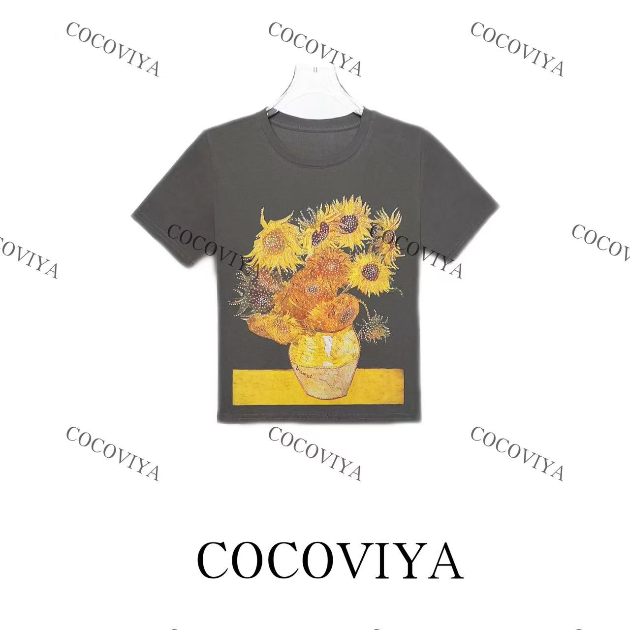 DD 2025 COCOVIYA轻奢春夏宽松百搭时尚休闲上衣26C-414